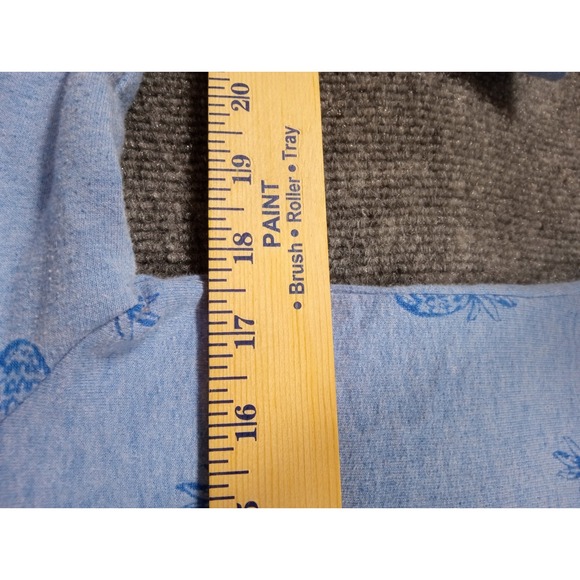 Vintage Lilly Pulitzer Zip Up Women's Jacket Medium Light Blue Pineapple Print - Picture 4 of 6